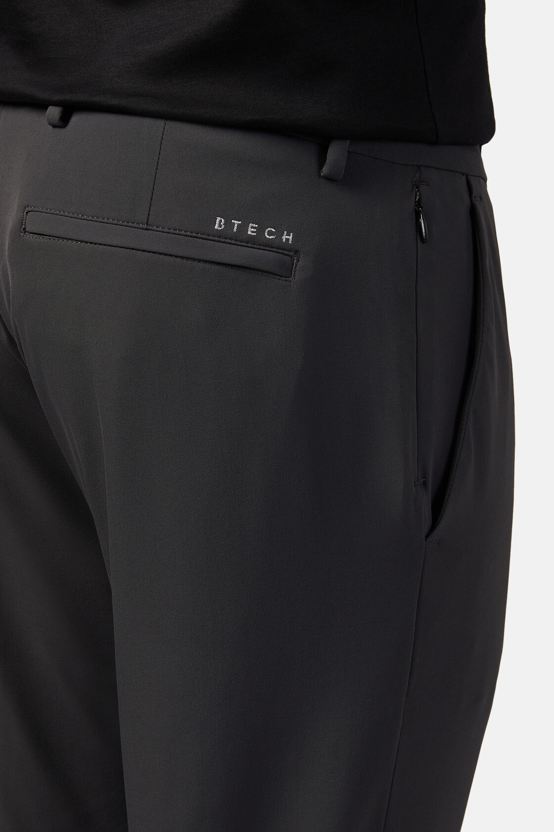 Pantalon En Nylon Stretch Performance B Tech, Charbon, hi-res